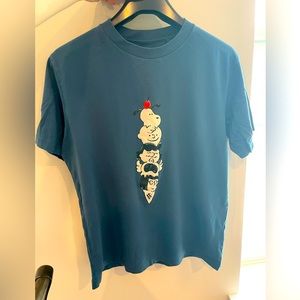 Men cute graphic shirt size M